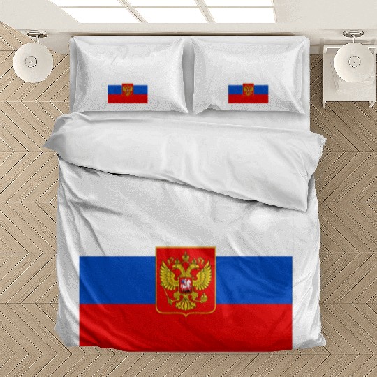 Russia Flag Russian Poccna Flags Bedding Sets