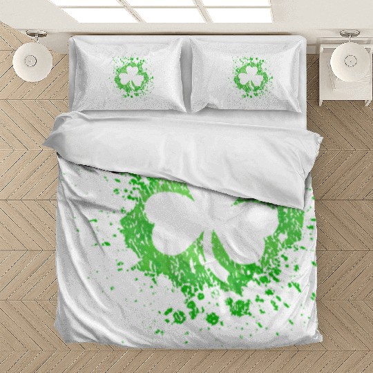 2-Sided Erin Go Bragh Shamrock Celtic Knot And Bedding Sets