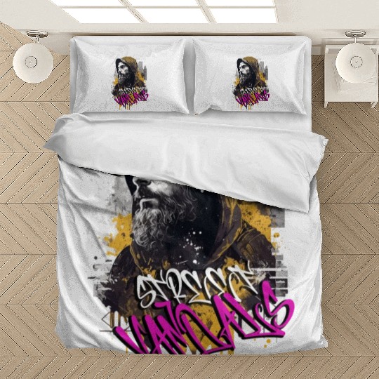 Street Art Vandals Graffiti Hooded Tagging Bedding Sets