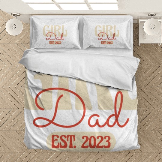 First Time Father Est 2023 Bedding Sets