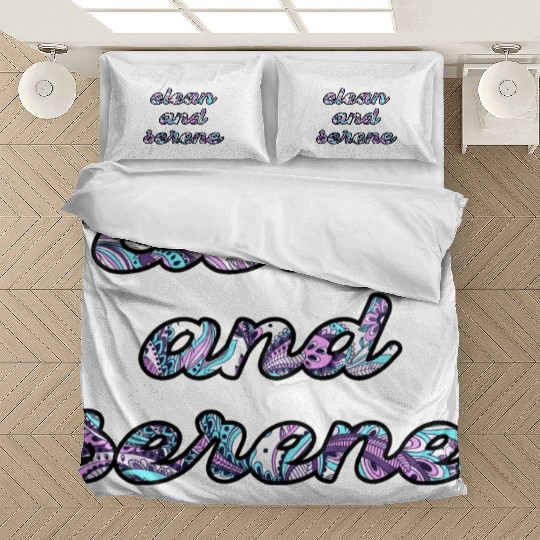 Clean and Serene paisley Bedding Sets