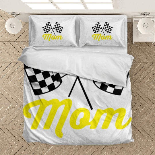 Mom Pit Crew For Racing Party Costume Bedding Sets