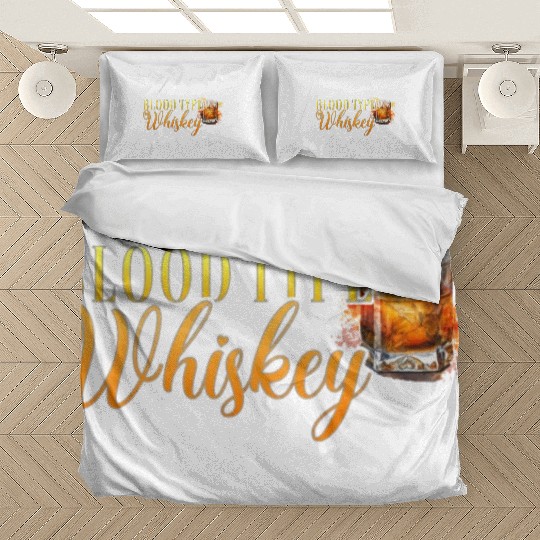 Blood Type Whiskey Cocktail Bartender Bedding Sets