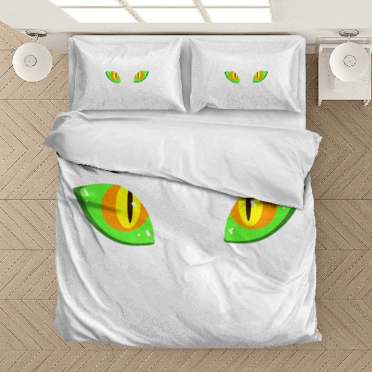 Creepy Cat Face Bedding Sets