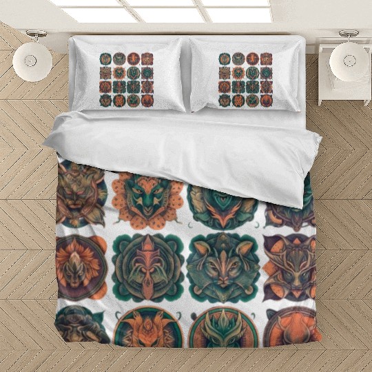 Celestial Creatures Emblems Bedding Sets