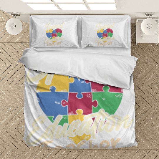 Special Education Teacher Cute Sped Awareness Bedding Sets