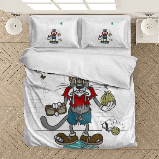 Financial Humor Bedding Sets: Crying Onion Wallet - White T