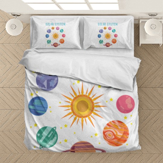 Solar System Planets Science Bedding Sets