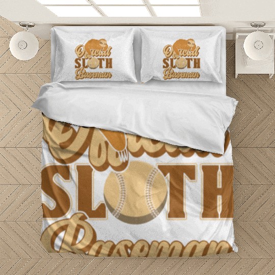 Sloth Sloth Baseball Bedding Sets