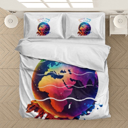 Save the Planet Nature Environment Earth Bedding Sets