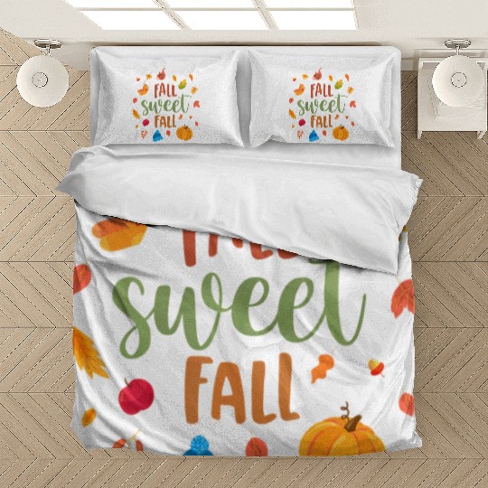 Fall Sweet Fall Hello Fall Happy Fall Wo Autumn Bedding Sets