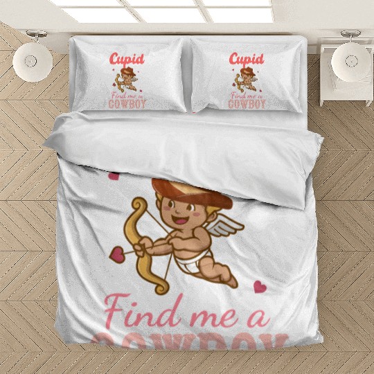 Cupid Find Me A Cowboy Bedding Sets