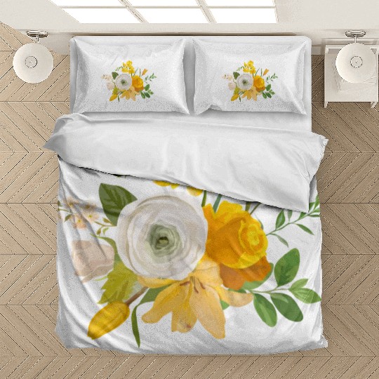 Yellow Flower Bedding Sets