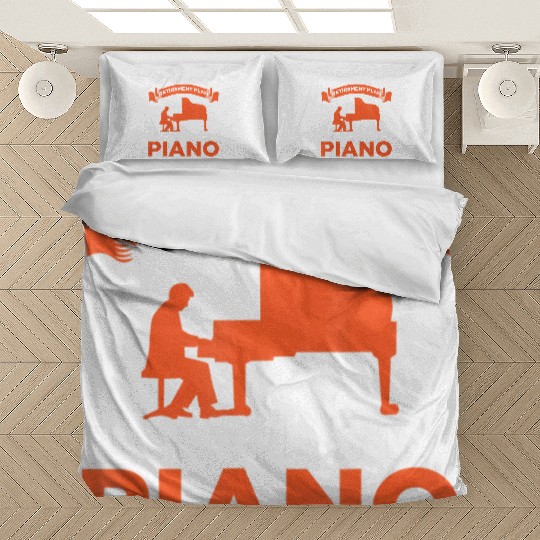 Funny piano music for pianists Bedding Sets