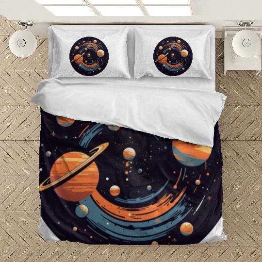 Universe Solar System Planets Bedding Sets