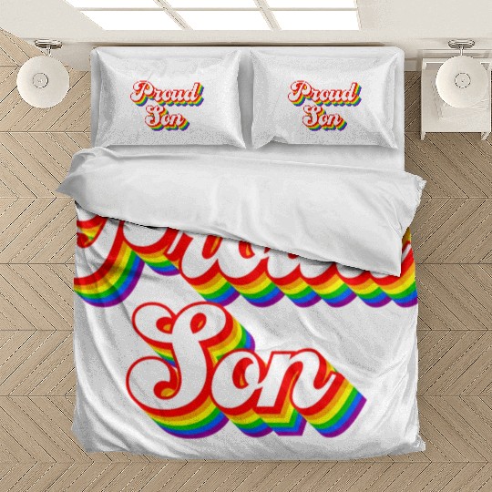 Proud Son Lgbtq Rainbow Bedding Sets
