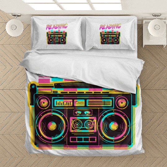 Back To School Retro Reading Is My Jam 80S Teacher Bedding Sets