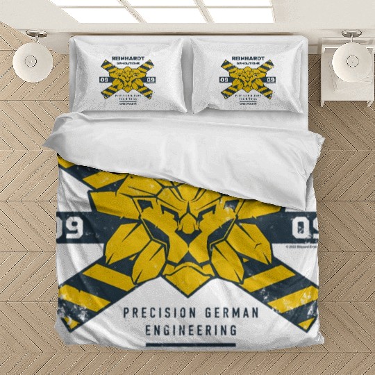 Overwatch 2 Reinhardt Demolitions Icon Logo Bedding Sets