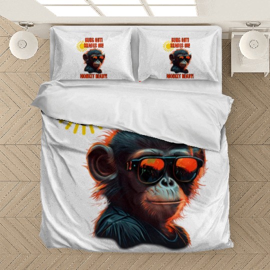 Suns Out Shades On Monkey Ready Bedding Sets