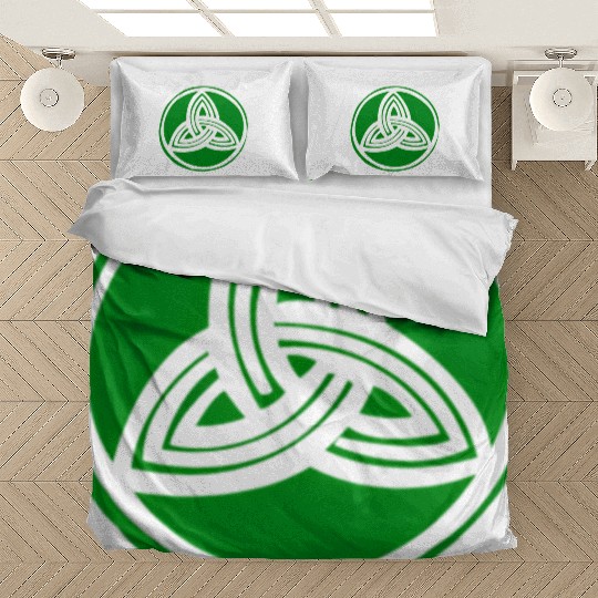 Irish Celtic Cross Trinity Knot St Patrick'S Day Bedding Sets