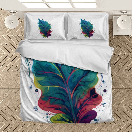 Colorful Leaf Autumn Fall Leaves Foliage Plant Bedding Sets