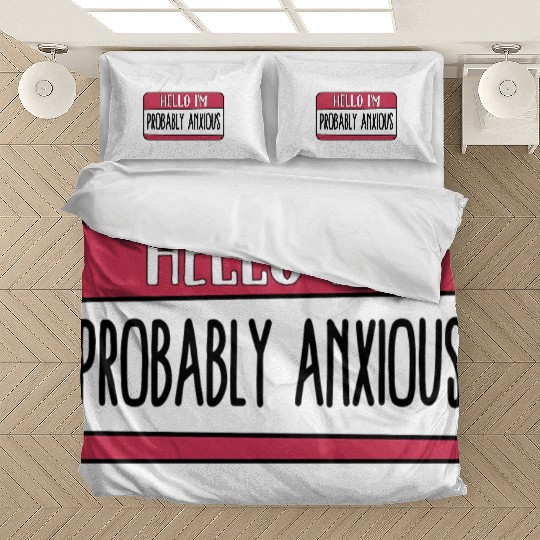 Hello I'M Probably Anous Tal Bedding Sets