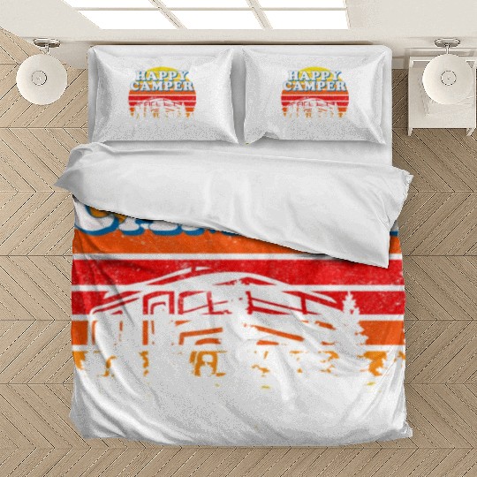 Happy Camper Funny Camping Lover Bedding Sets