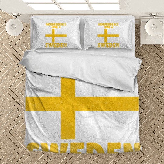 Sweden Independence Day 6Th June Patriotic Bedding Sets