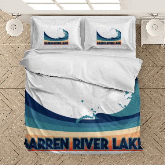 Barren River Lake Kentucky Boating Sailing Fishing Bedding Sets