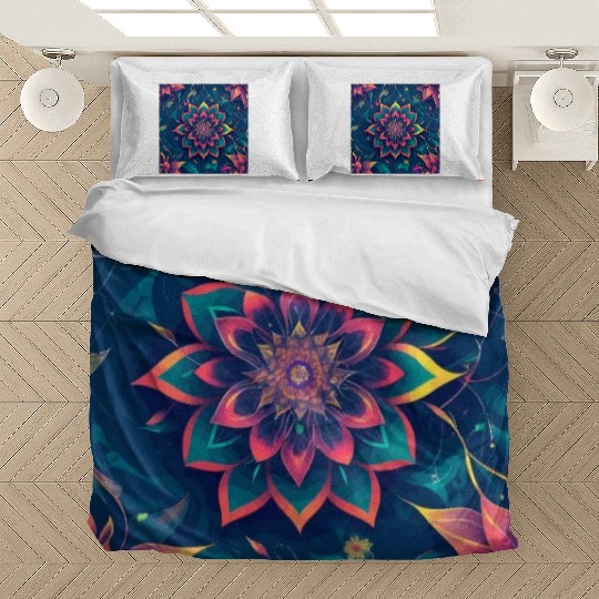 Cyberpunk flowers Bedding Sets