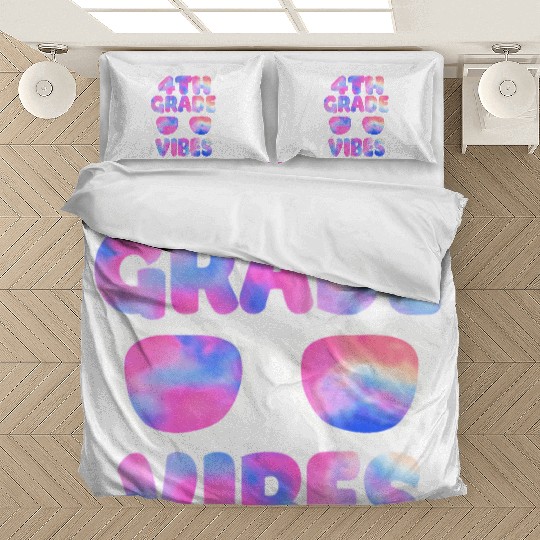 Back To School 4th Grade Vibes First Day Teacher Bedding Sets