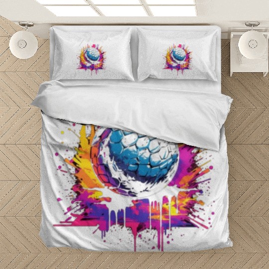 Golf Ball Graffiti Golfing Golfer Golf Player Bedding Sets