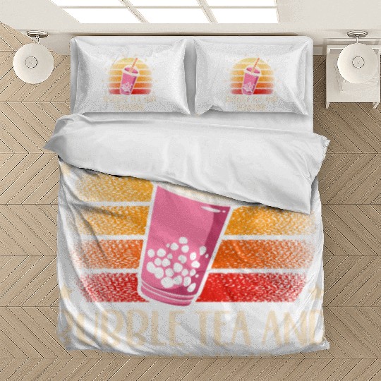 Bubble Tea And Sunshine Boba Tea Drinker Bedding Sets