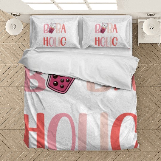 Bobaholic Bubble Tea Lover Boba Tea Drinker Korean Bedding Sets
