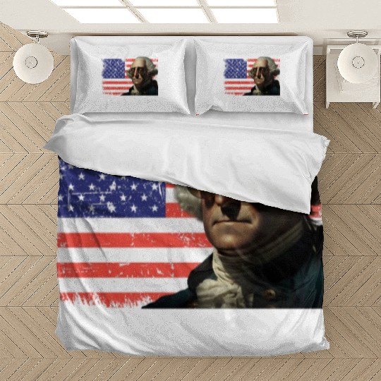 Merica George Washington Independence Day USA Bedding Sets
