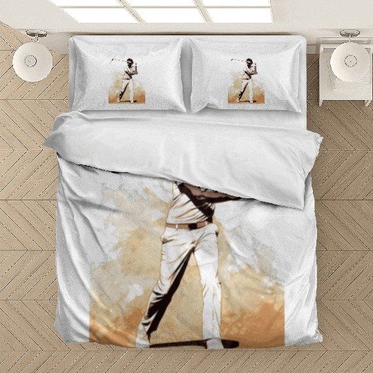 Golfer Afro Man Golf Player African American Bedding Sets