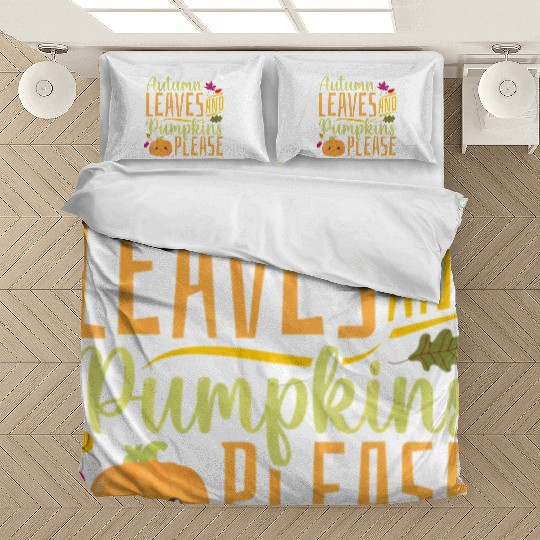 Autumn Leaves and Pumpkins Please - Fall Leaves Bedding Sets