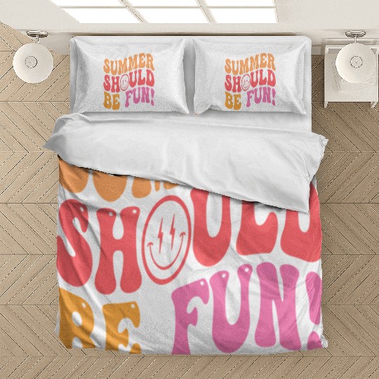 Summer Should Be Fun Aesthetic Bedding Sets