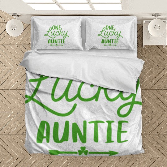 One Lucky Auntie St Patrick'S Day Irish Lucky Aunt Bedding Sets