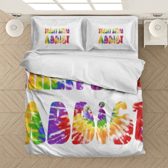 Thrift Store Addict tie dye Bedding Sets