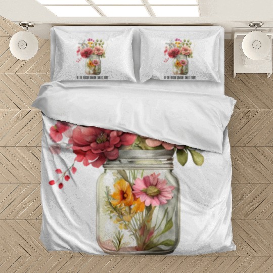Summer Wildflower Jar Bedding Sets Be The Reason Someone Sm