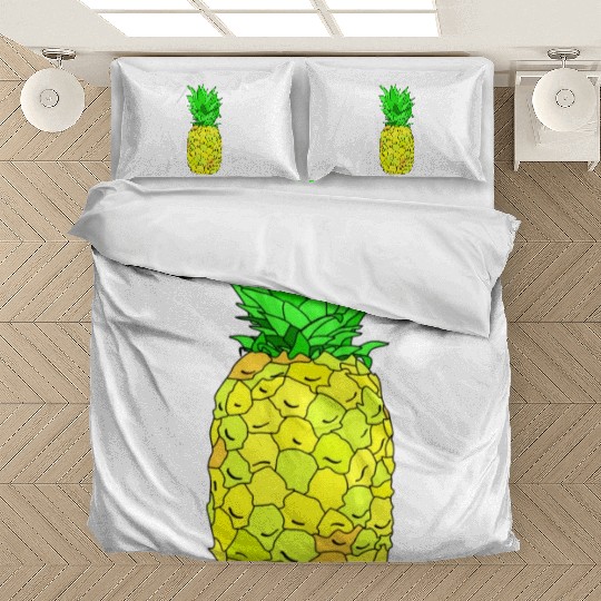 Pineapple Pun Illustration Bedding Sets