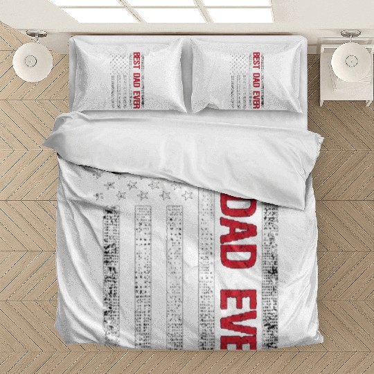 Bedding Sets Father's day Best dad ever US american