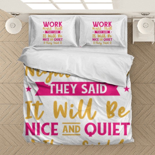Night Shift Worker Graveyard Duty Bedding Sets