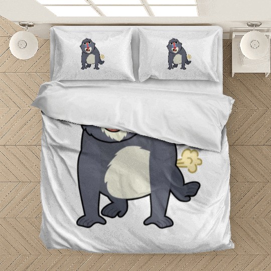 Hot Air Baboon Funny Farting Monkey Bedding Sets