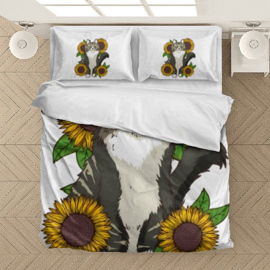 Floral Sunflower Norwegian Forest Bedding Sets