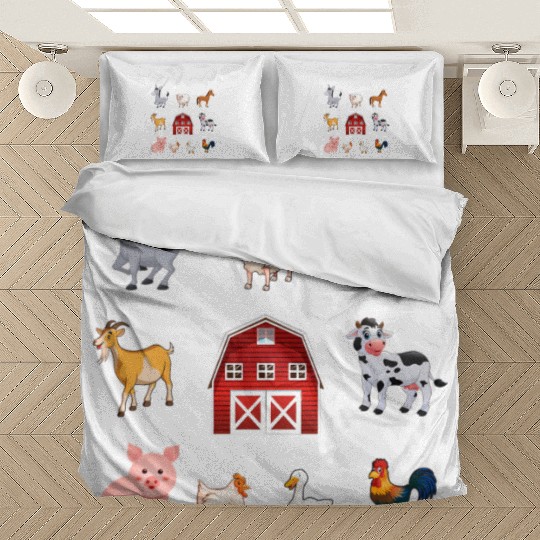 Toddler Farm Animals Old Macdonald Had A Farm Bedding Sets