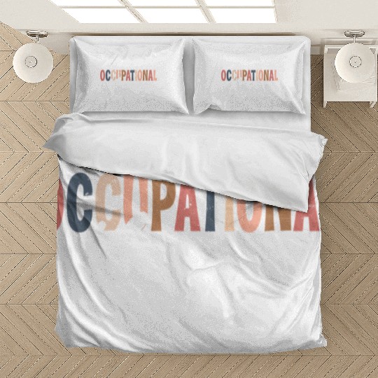 Vintage Ot Occupational Therapy Therapist Ot Month Bedding Sets