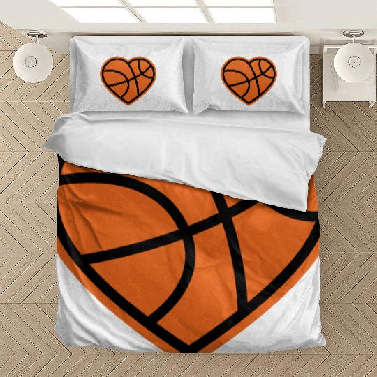 I love Basketball Players Bedding Sets