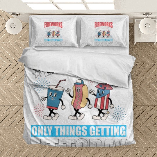 Fireworks are not the only things getting lit Bedding Sets